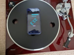 ターンテーブル　速度OK