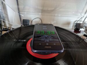 ターンテーブル　調整最終確認②